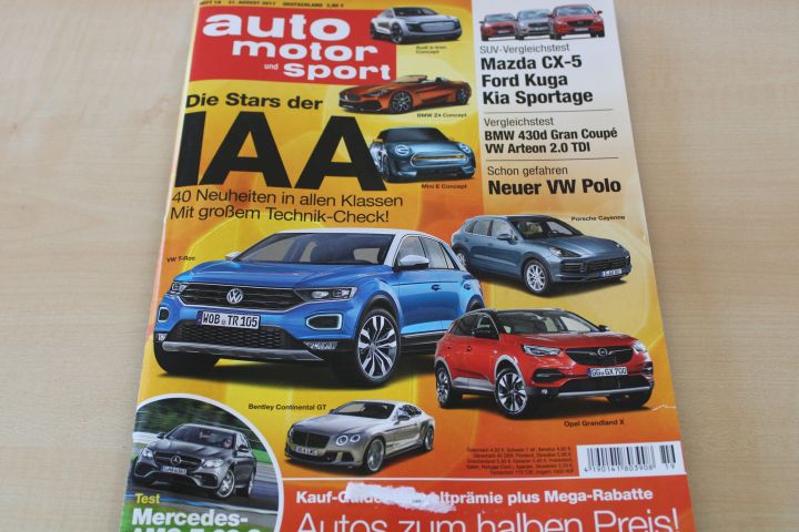 Deckblatt Auto Motor und Sport (19/2017)